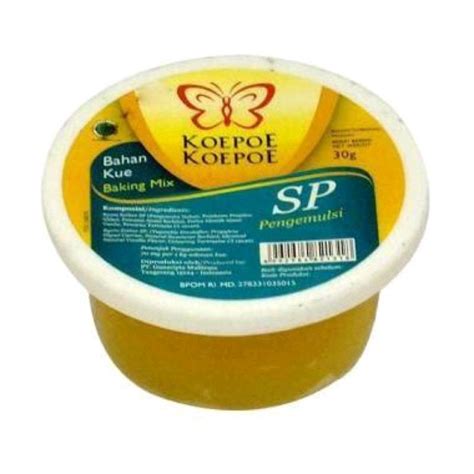 Jual Sp Koepoe Koepoe Pengembang Kue Kupu Kupu Pengemulsi 30gr