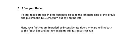 Guide to Safe Racing
