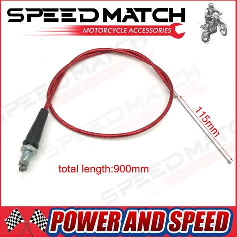 Red Throttle Cable For Chinese Pit Dirt Motor Bike Motorcycle XR50