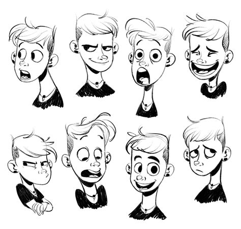 Character expressions :: Behance