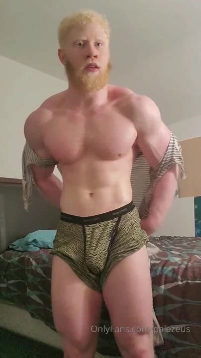 Muscle Worship Albino Muscle