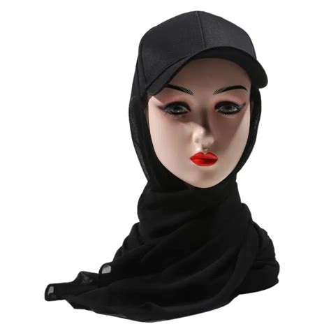 Baseball Hat Cap Hijab Shawl Instant Hijab Bandana Abaya Turban For