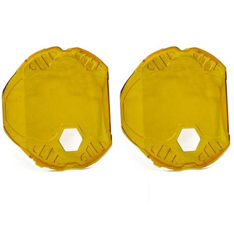 Baja Designs® LP6 LED Light Rock Guard Lens Covers Pair (Amber Yellow)