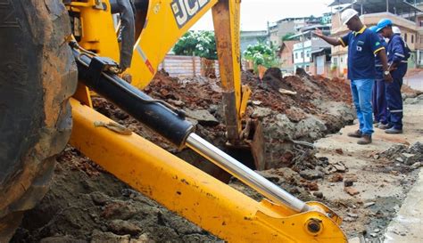 Cachoeiro gasoduto é realocado para obras de macrodrenagem na Linha