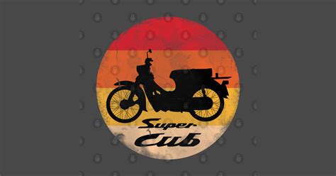 Super Cub Honda Sticker Teepublic