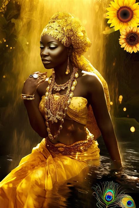 Orisha Oshun Printable African Orisha Art Oshun African Goddess Of