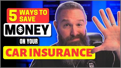 How To Save Money On Car Insurance 5 Tips YouTube