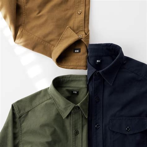 Jersey Utility Overshirt Uniqlo Us