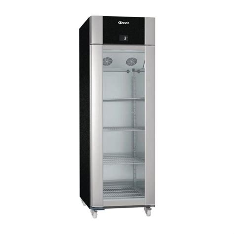 Gram Eco Plus 1 Glass Door 610Ltr Fridge Black KG 70 BAG C1 4N By Gram