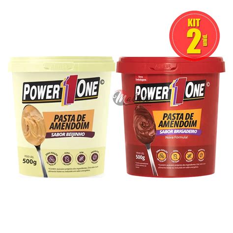 Kit Pastas De Amendoim Power One Brigadeiro E Beijinho Shopee Brasil