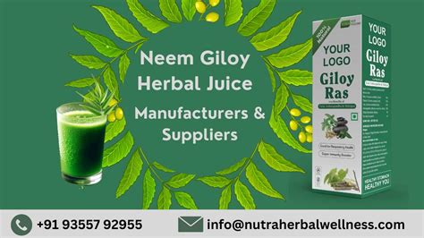 Neem Giloy Juice Manufacturers And Suppliers Herbal Juice Manufacturers In India