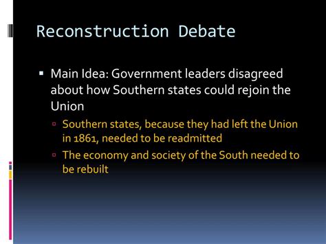 Ppt Reconstruction And The New South 1865 1896 Powerpoint Presentation Id2103157