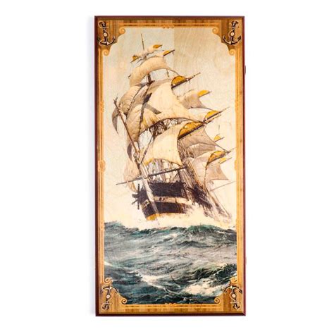 Нарды деревянные Морские (60x60 см), цена | Минск > igromaster.by