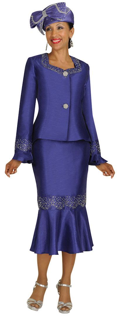 French Novelty Gmi G Womens Flattering Church Suit