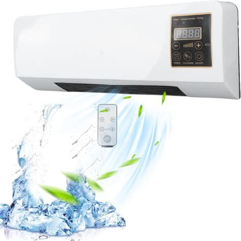 Wall Mounted Heating Machine Portable Air Conditioner Fan Dual Use