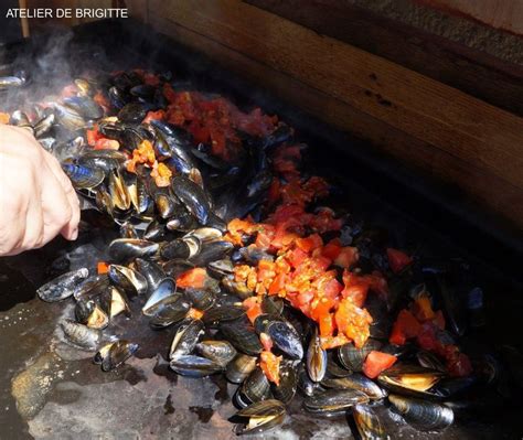 Moules au Chorizo à la Plancha Atelier de Brigitte cuisine recettes