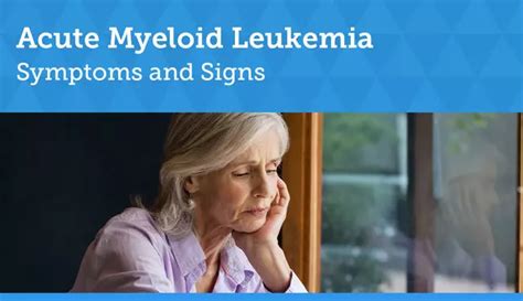 Acute Myeloid Leukemia: Symptoms and Signs | MyLeukemiaTeam