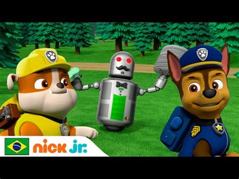 Patrulha Canina Os filhotes e o robô Nick Jr em Português YouTube