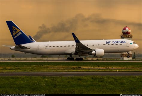 P4 KEB Air Astana Boeing 767 3KYER WL Photo By Ruslan Timerbayev