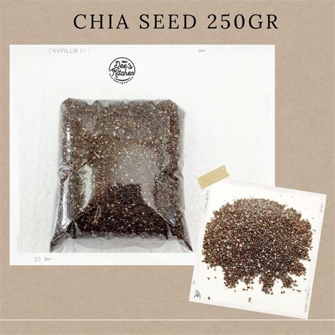 jual chia seed gr repack shopee indonesia