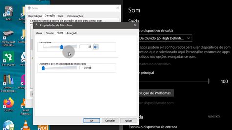 Como Aumentar Volume E Sensibilidade Do Microfone No Windows Youtube