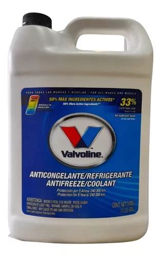 Refrigerante Valvoline Antifreeze coolant 33 1gl Cuotas sin interés