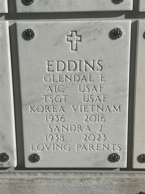 Glendal Eugene Eddins 1936 2016 Find A Grave Memorial