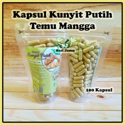 Jual Kapsul Kunyit Putih Temu Mangga Kapsul Untuk Kanker Dan