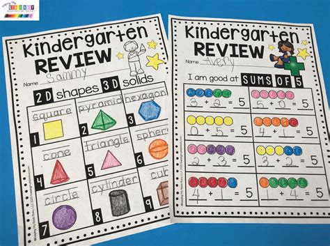 End Of Year Kindergarten Assessment Test