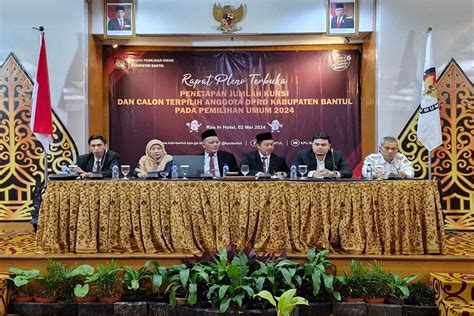 45 Caleg Terpilih Dprd Bantul 2024 Ditetapkan Ini Daftarnya