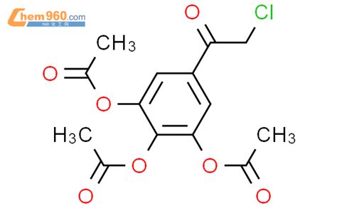 97443 98 6 Ethanone 2 chloro 1 3 4 5 tris acetyloxy phenyl 化学式结构式