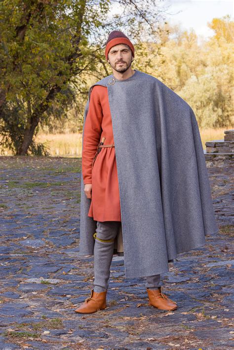 Mens Woolen Cloak Or Cape For 14th 15th Century Etsy