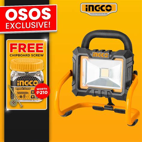 Ingco Lithium Ion Work Lamp V Cwli Powershare Osos Shopee