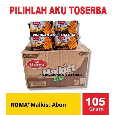 Jual Biskuit Roma Malkist Abon Crackers Gr Kardus Isi