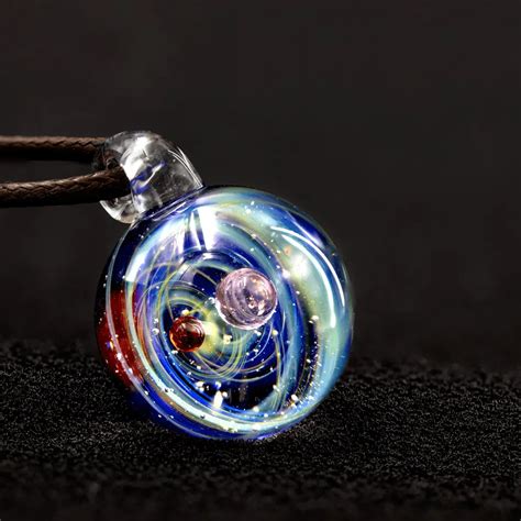 Galileo Glass Universe Necklace A Galaxy You Can Hold In Your Hand