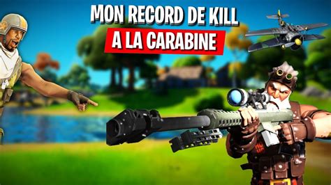 Je Fais Mon Record De Kill A La Carabine En Trios Sur Fortnite Youtube