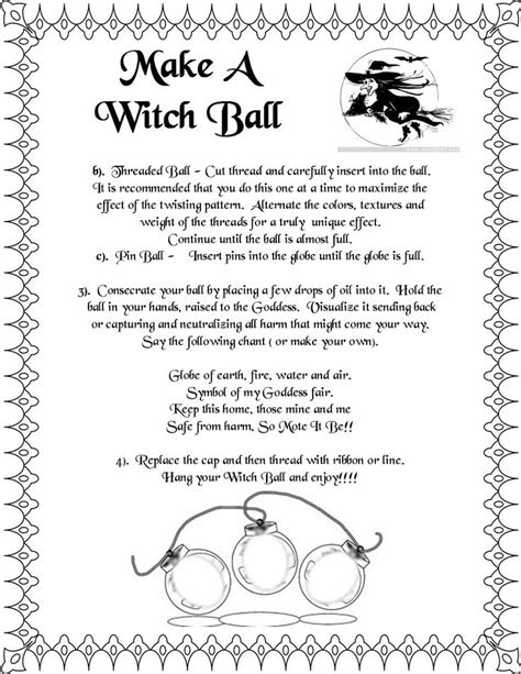 Make A Witch Ball Spell Book Witch Spell Book Wiccan Crafts