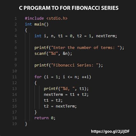 C program for fibonacci series - coderforevers (Learn C Programming) | Computer science ...