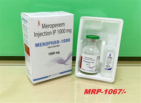 MEROPHAR 1000 INJECTION 1 Gm At Rs 1067 Vial In Ambala ID 2852959033088