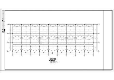 某地区钢结构15吨吊车厂房结构施工图工业建筑土木在线