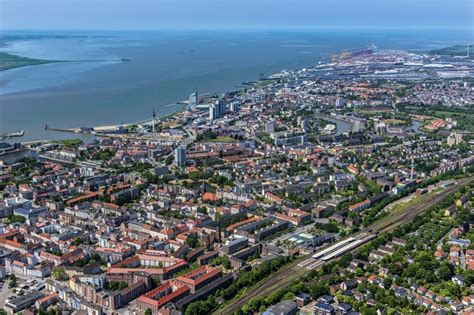 Luftbild Bremerhaven Stadtteile Mitte Lehe Und Stadtbremisches