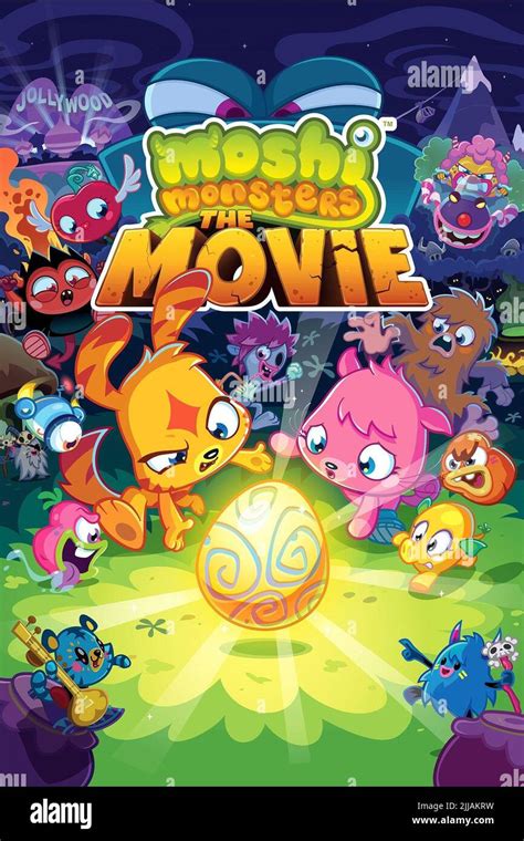 Movie Poster Moshi Monsters The Movie 2013 Stock Photo Alamy