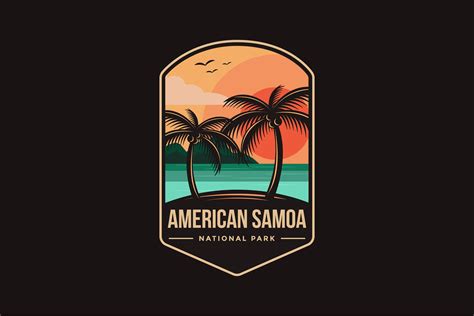 American Samoa National Park Logo Graphic by DOMHOUZE · Creative Fabrica