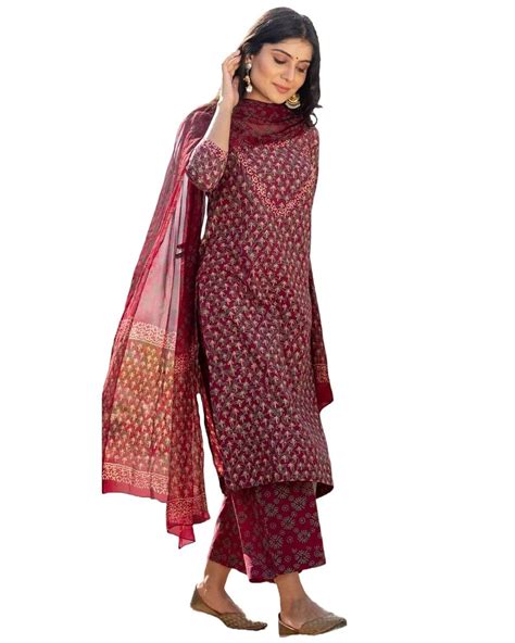 ANNI DESIGNER Women S Cotton Blend Straight Printed Kurta Flickr