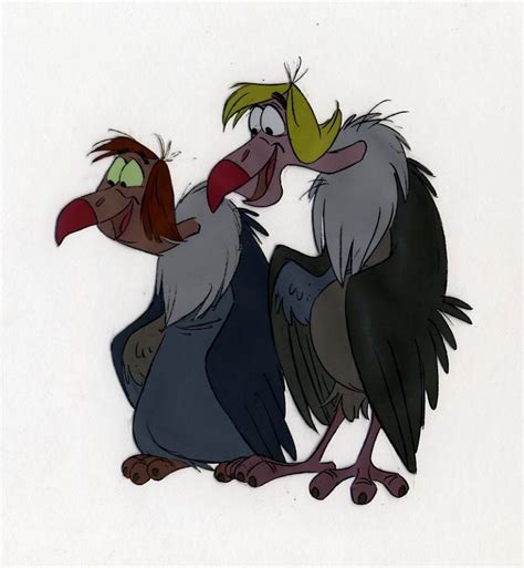 Disney THE JUNGLE BOOK Animation Cel Vultures FLAPS + ZIGGY in Eric ...