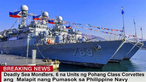 Deadly Sea Monsters 6 Na Units Ng Pohang Class Corvettes Ang Malapit