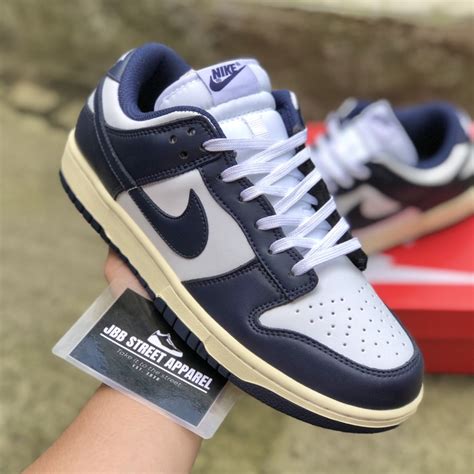 Nike Wmns Dunk Low Vintage Navy Cm Swim Main Jp