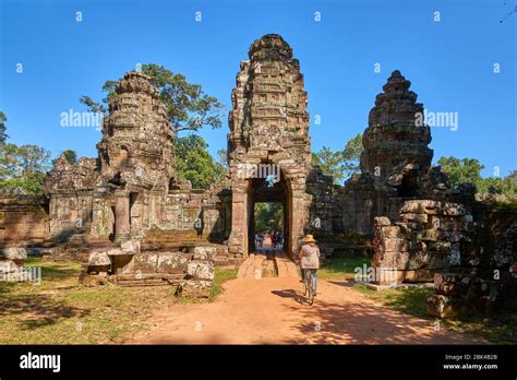 Ancient Of Prasat Preah Khan Temple At Angkor Wat Complex Angkor Wat