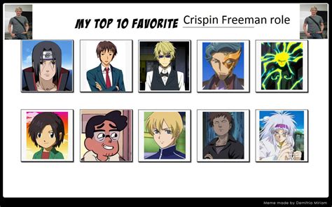 My Top 10 Favorite Crispin Freeman Roles by ajpokeman on DeviantArt