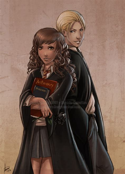 Draco And Hermione Dramione Fan Art 21833017 Fanpop